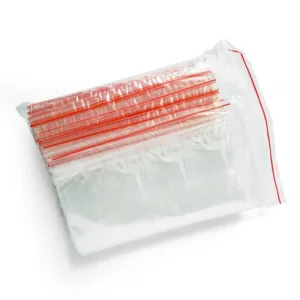 10 Bags 1000 Pieces Large And Small No.2 Self Sealing Bag Food Thickened Waterproof Transparent PE Sealing Bag Moisture Proof Sealing Bag 6 × 8.5cm