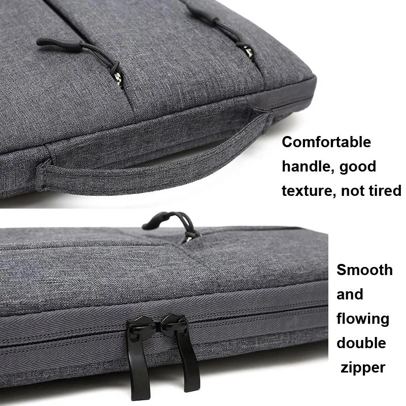 15.6 Inch Business Laptop Liner Bag - Polyester Zipper Closure