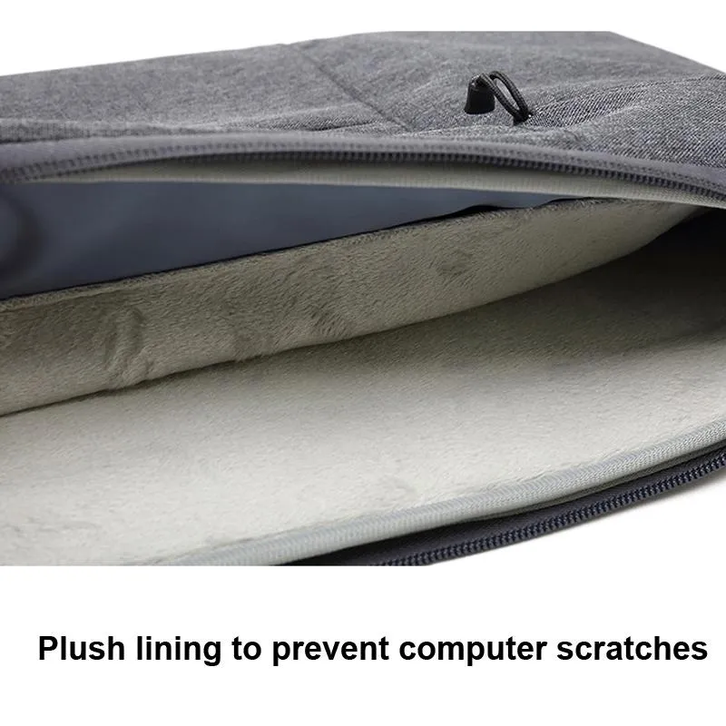 15.6 Inch Business Laptop Liner Bag - Polyester Zipper Closure