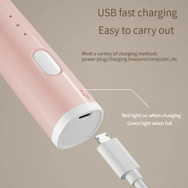 1pcs Usb Rechargeable 3 Speeds Electric Handheld Frother Foam