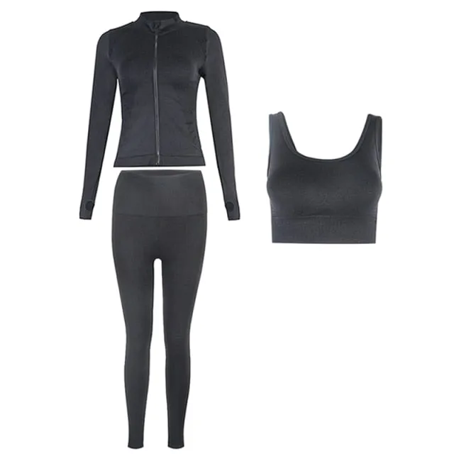 2/3PC Seamless Women Sportswear Yoga set