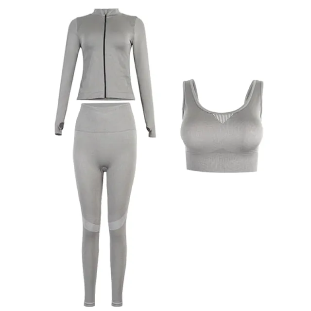 2/3PC Seamless Women Sportswear Yoga set