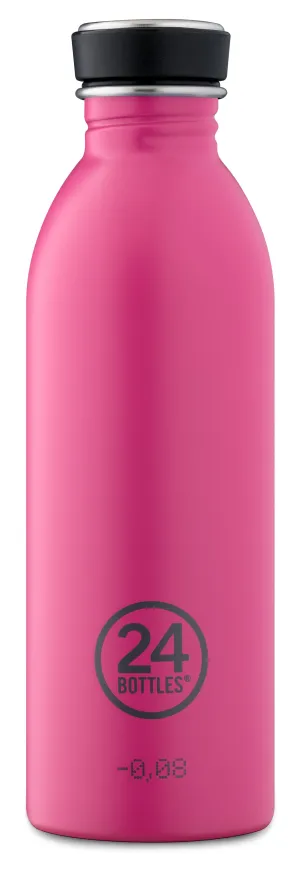 24BOTTLES Urban Lightest Stainless Steel Water Bottle - 500ml - Passion Pink