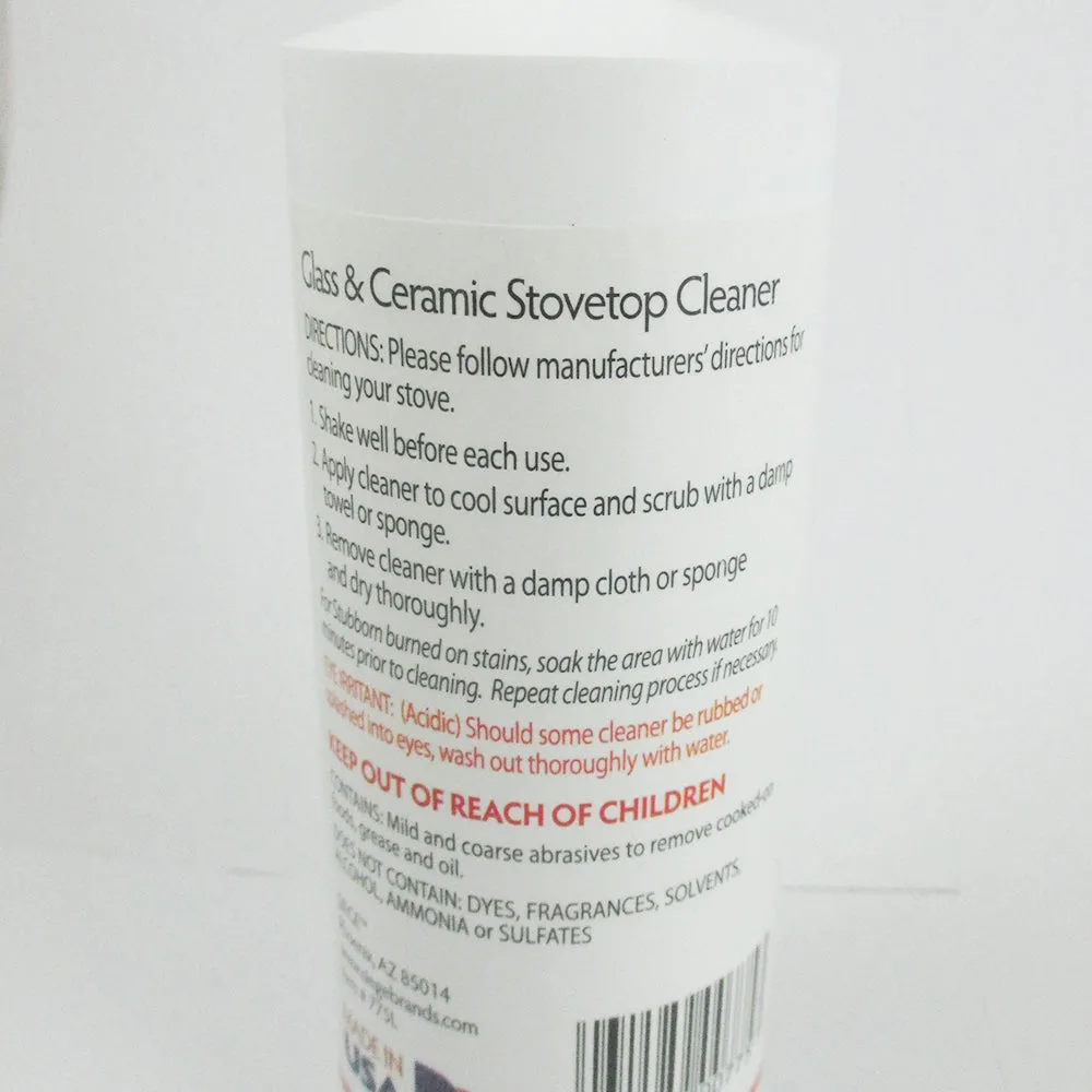 3 Kitchen Cleaner Glass Ceramic Smooth Cooktop Stovetop Polish Stove Eco 36 Oz