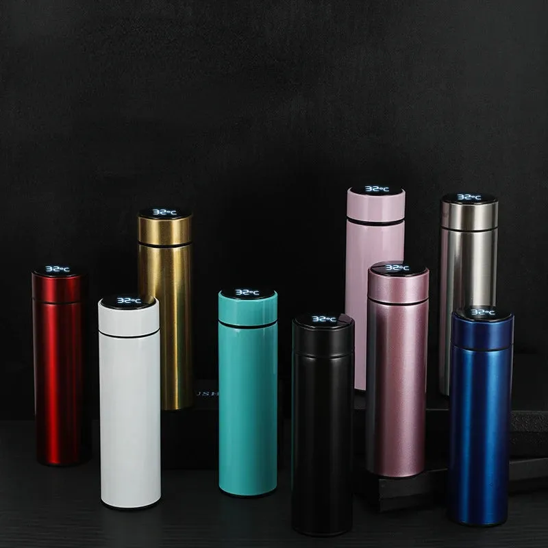 500ml Smart Thermal Bottle with LCD Temperature Display