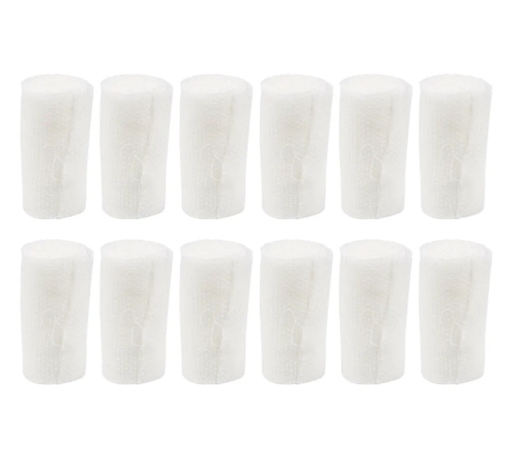 8 Packs Bandage Wrap Rolls Gauze Rolled Medical Roll Pads First Aid 2"WX162"L