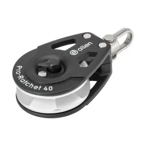 Allen 40mm Pro Ratchet Block with Aluminium Sheave