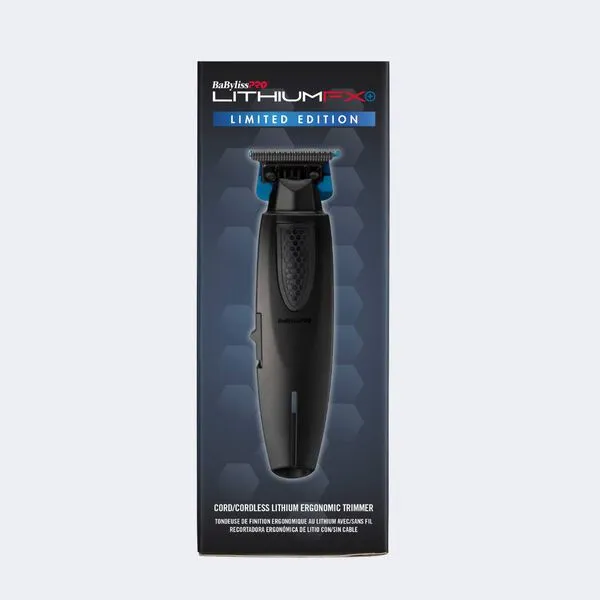 BabylissPro LimitedFX  Matte Black Lithium Ergonomic Trimmer