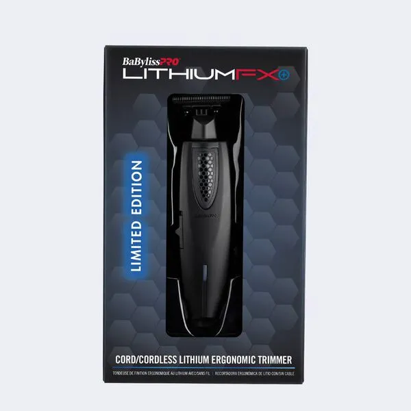 BabylissPro LimitedFX  Matte Black Lithium Ergonomic Trimmer