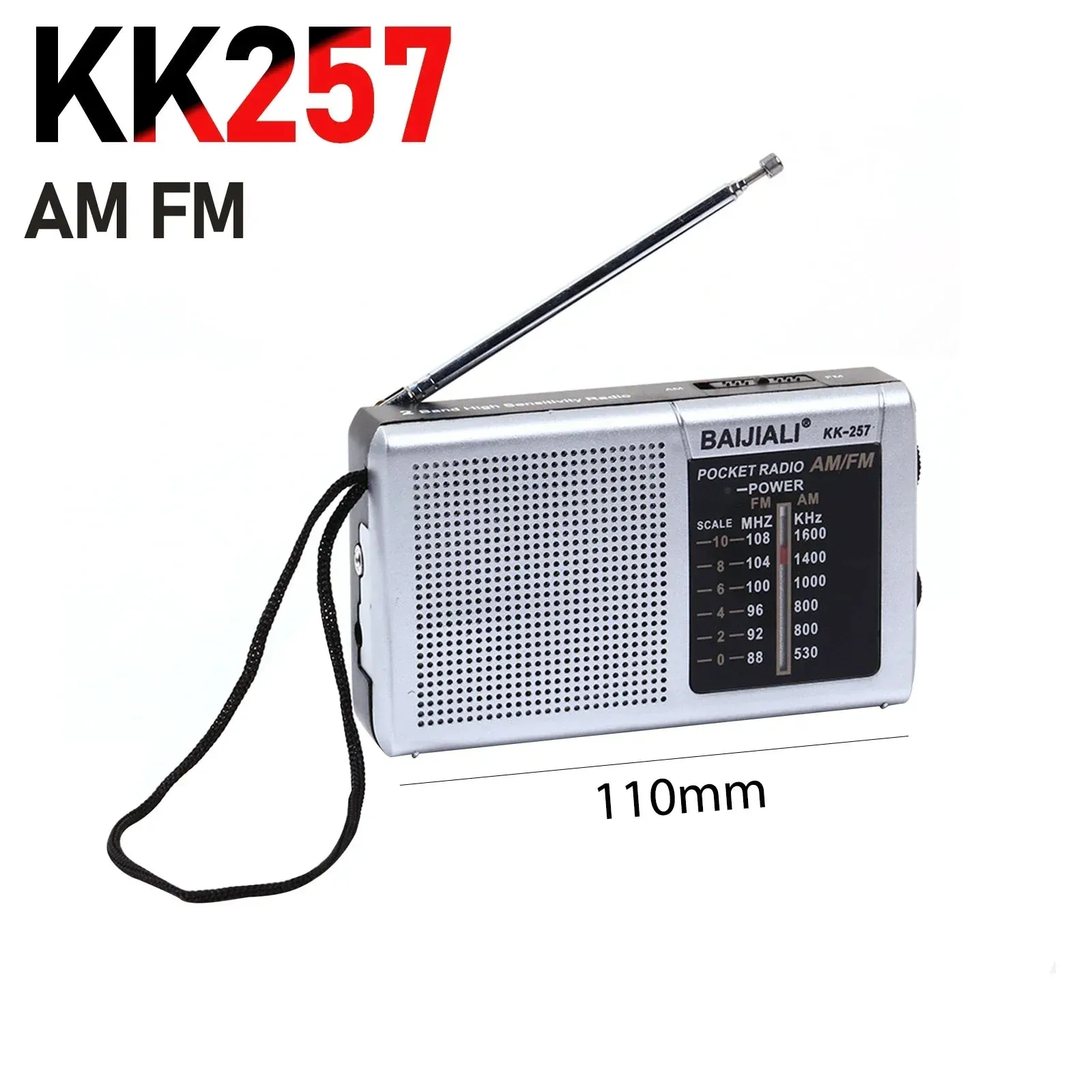 Compact Weather Radio with Full Band Coverage