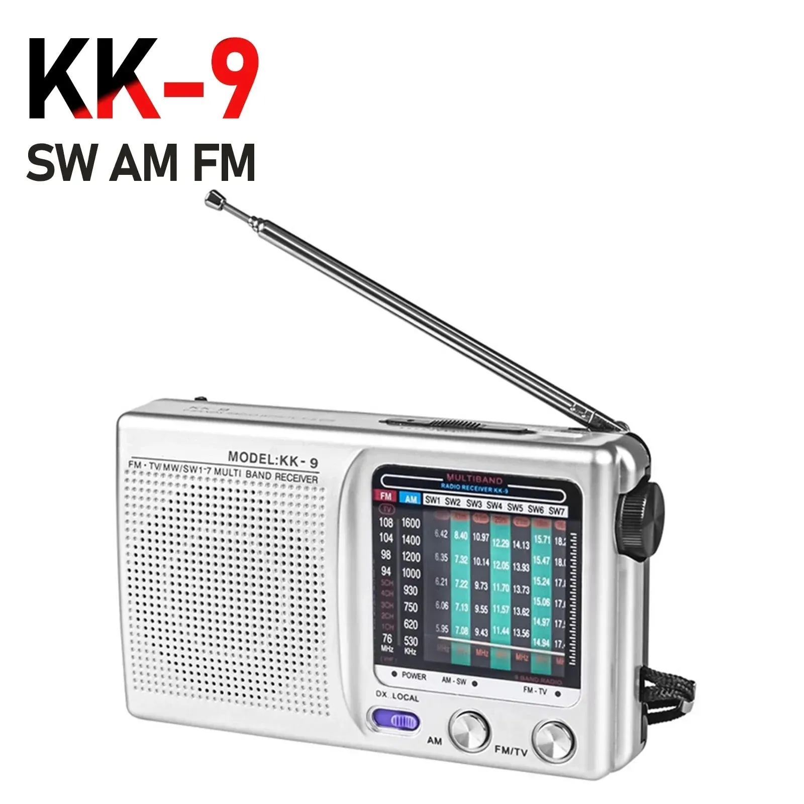 Compact Weather Radio with Full Band Coverage