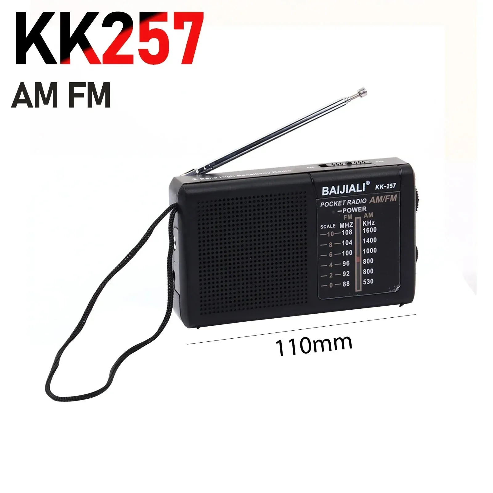 Compact Weather Radio with Full Band Coverage
