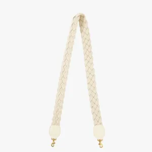 Crossbody Braided Rope Shoulder Strap (Cream)