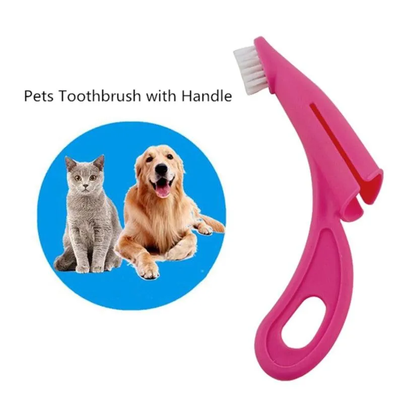 Ergonomic Design Finger Toothbrush for Pets