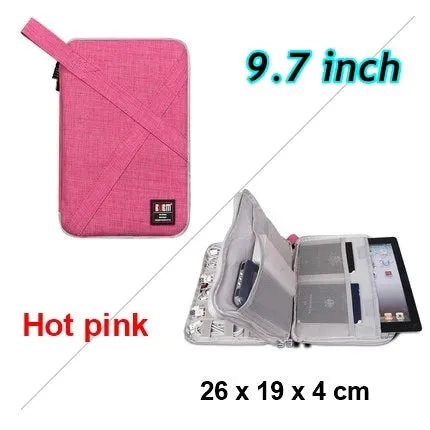For Ipad Air Pro Unisex 7.9,9.7 Inch Digital Accessories Storage Case Hand & Tablet Bag