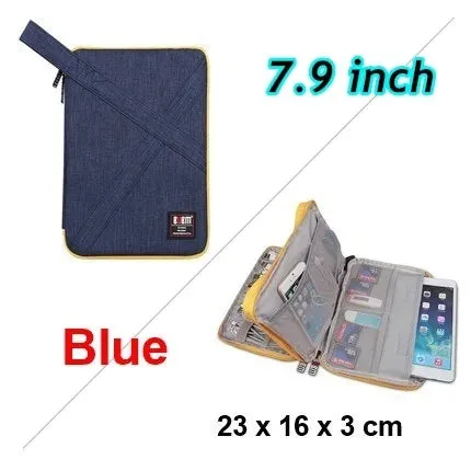 For Ipad Air Pro Unisex 7.9,9.7 Inch Digital Accessories Storage Case Hand & Tablet Bag