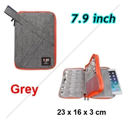 For Ipad Air Pro Unisex 7.9,9.7 Inch Digital Accessories Storage Case Hand & Tablet Bag