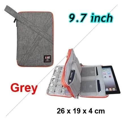 For Ipad Air Pro Unisex 7.9,9.7 Inch Digital Accessories Storage Case Hand & Tablet Bag