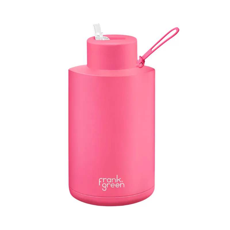 Frank Green Ceramic Reusable Bottle (2 litre) - Straw Lid