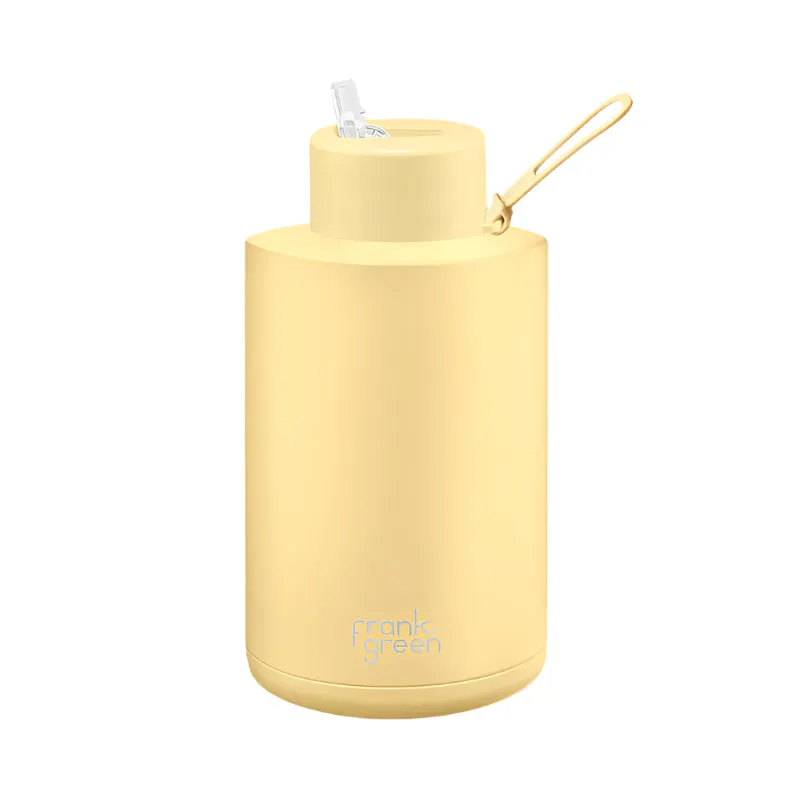 Frank Green Ceramic Reusable Bottle (2 litre) - Straw Lid