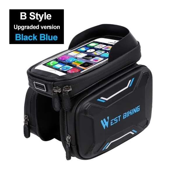 Front Tube Frame Phone Case Storage Upgraded Bicycle Bag