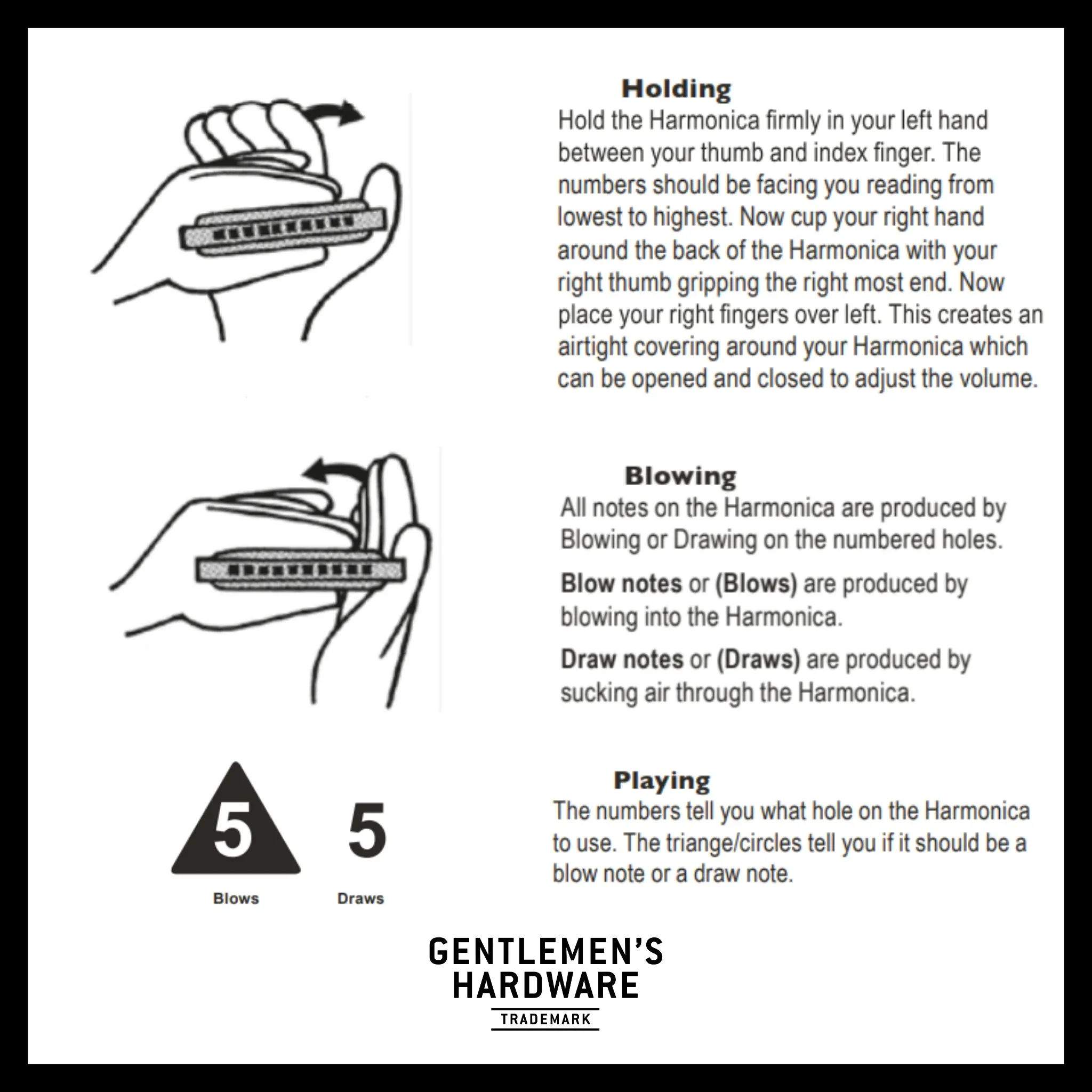 Gentlemens Hardware Campfire Harmonica