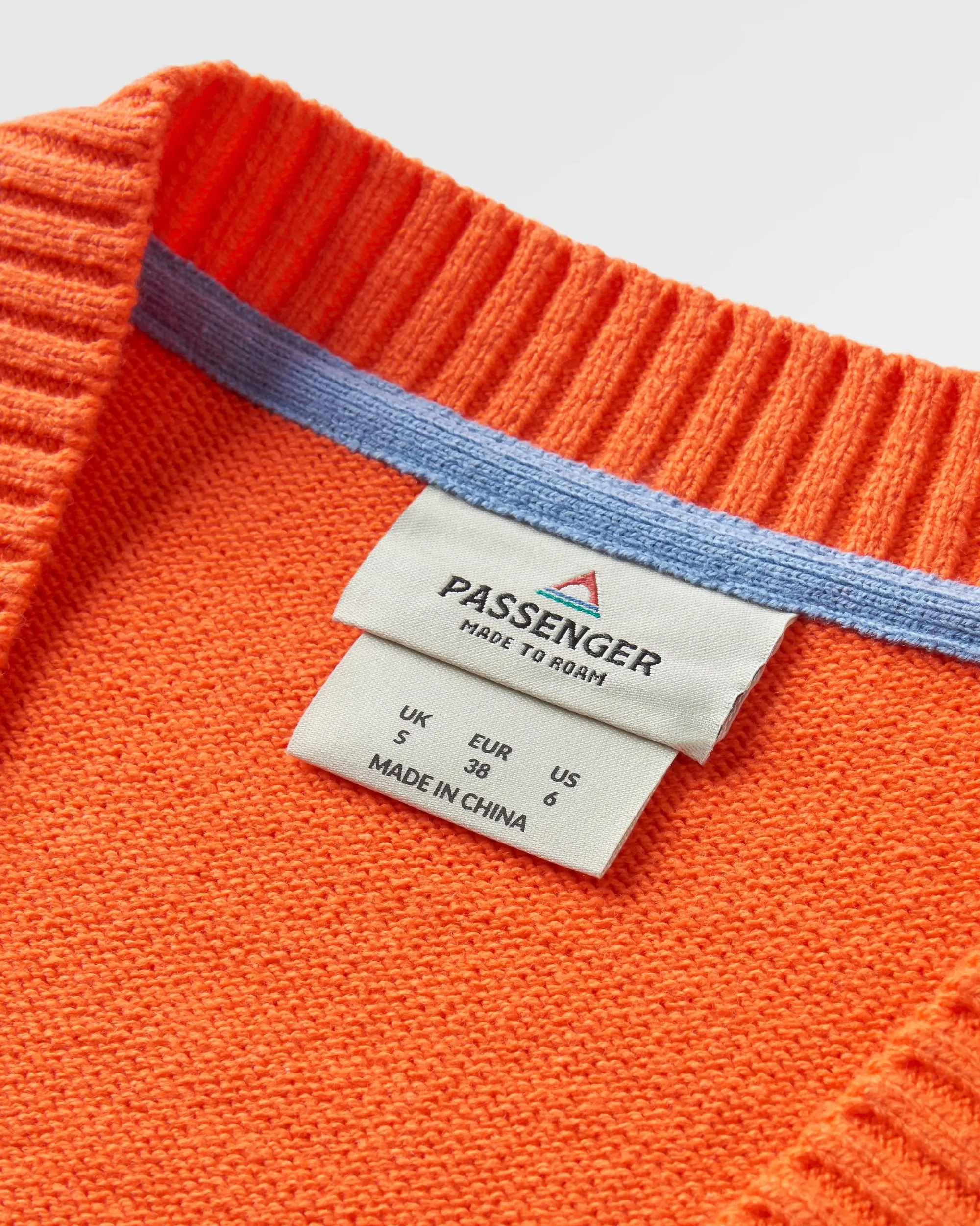 Grace Open Knit Cardigan - Ember Orange