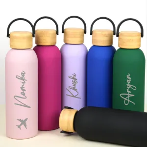 Insulated Bottle With Handle - Light Pink / Dark Pink / Lavender