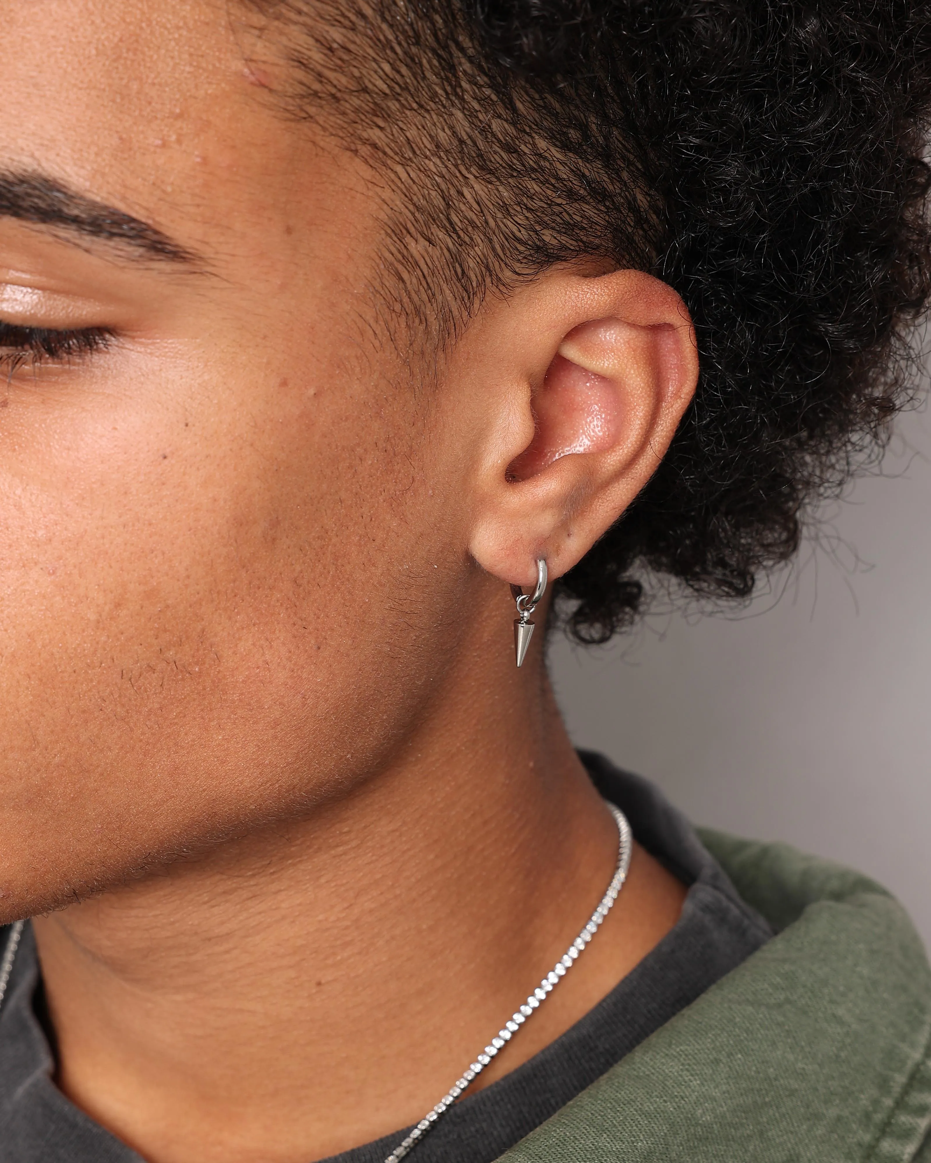 Loiter Spike Earring Stainless Steel