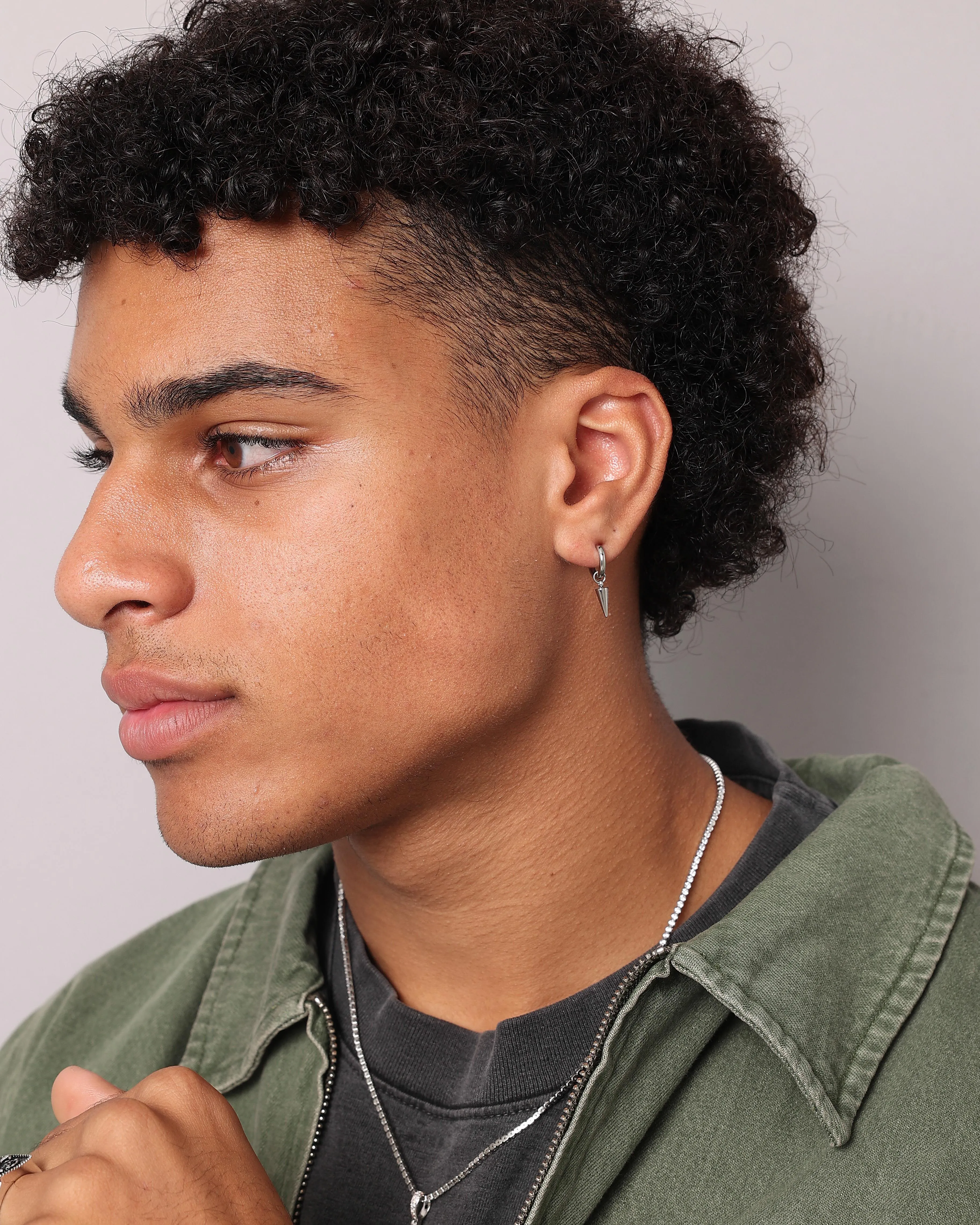 Loiter Spike Earring Stainless Steel