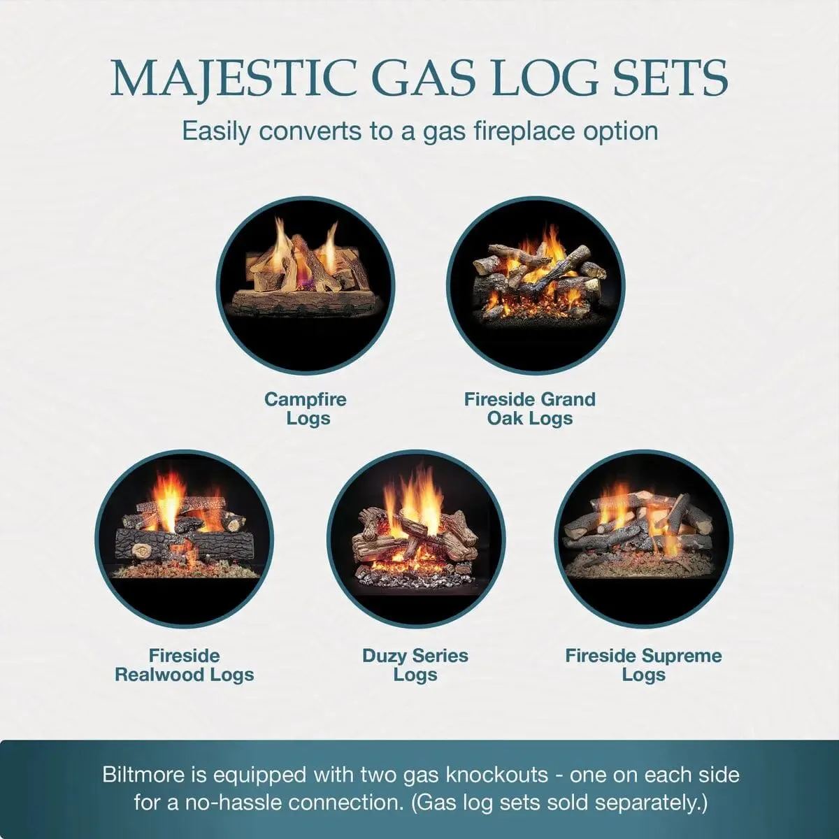 Majestic Biltmore 36" Wood-Burning Fireplace SB60