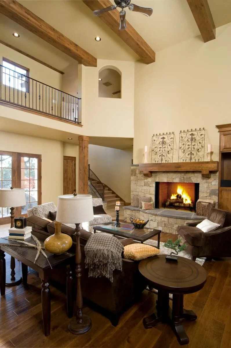 Majestic Biltmore 36" Wood-Burning Fireplace w/ Herringbone Brick Pattern SB60HB