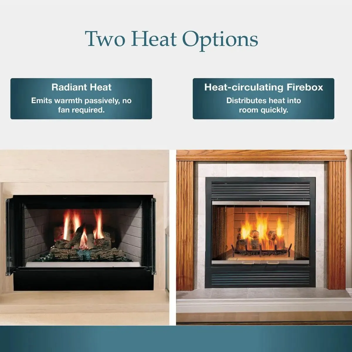 Majestic Sovereign 36" Heat Circulating Wood-Burning Fireplace SA36C