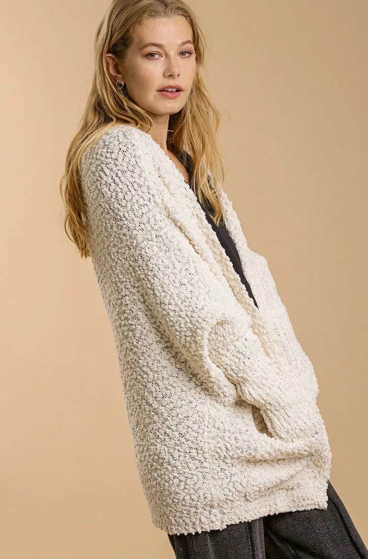 Popcorn Campfire Cardigan Sweater