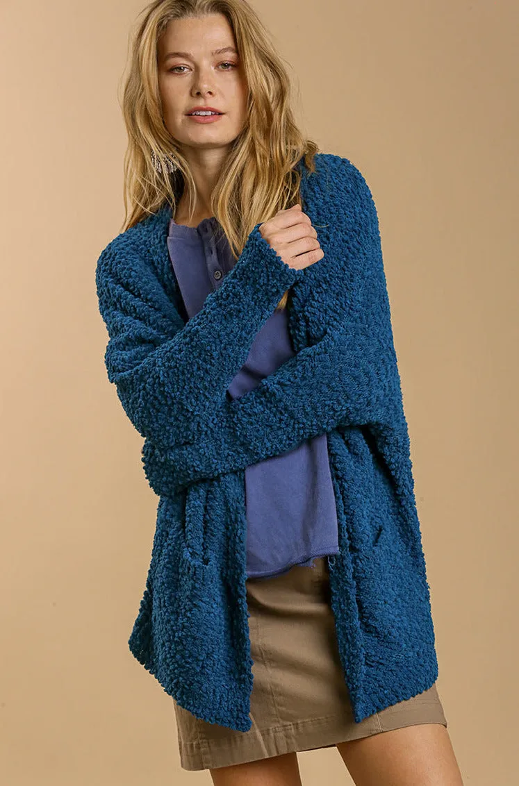 Popcorn Campfire Cardigan Sweater