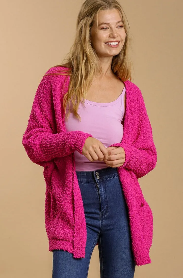 Popcorn Campfire Cardigan Sweater