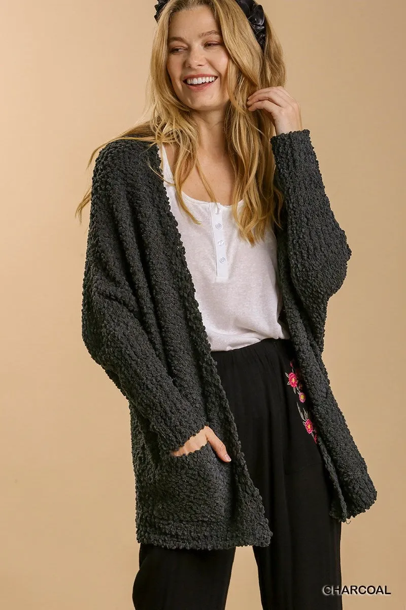 Popcorn Campfire Cardigan Sweater