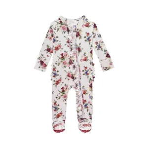 Posh Peanut Philippa Footie Ruffled Zippered One Piece