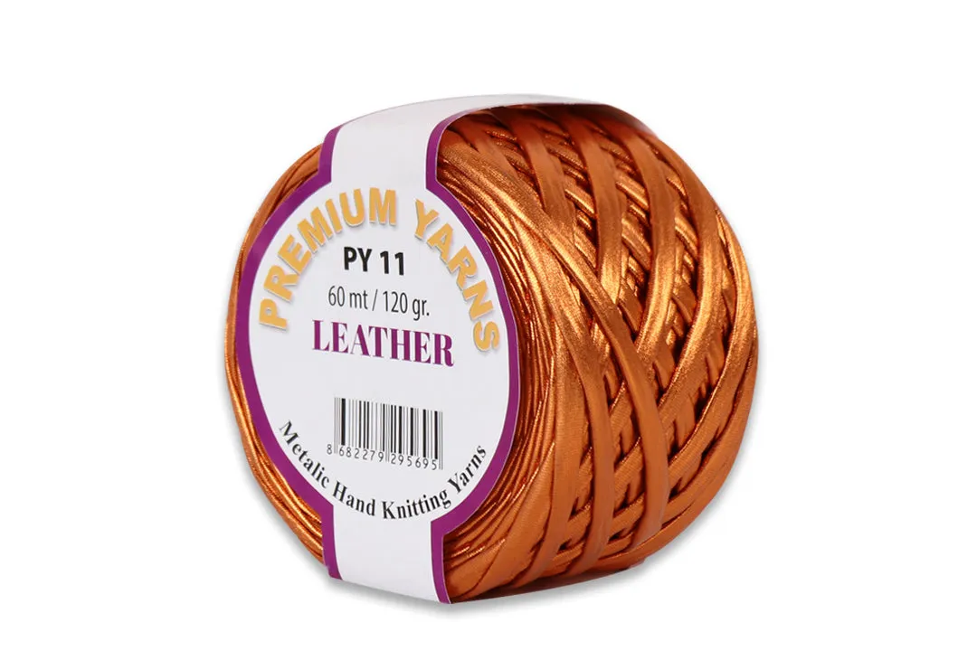 Premium Yarns Leather, 6 Colors, 4.23 oz / 65.6 yards