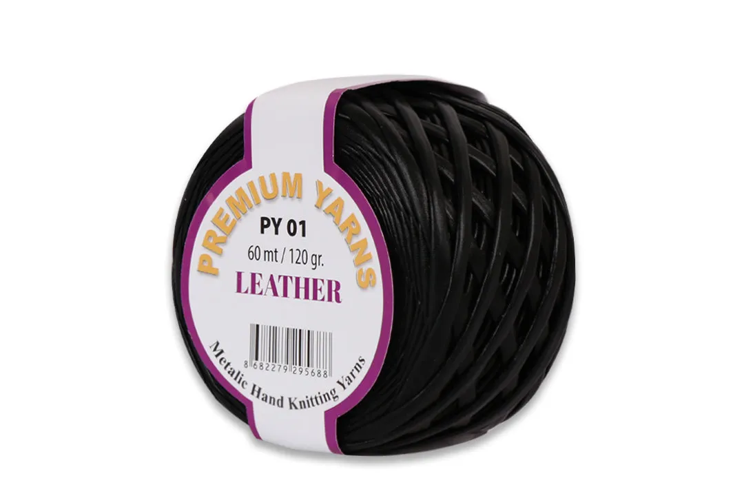 Premium Yarns Leather, 6 Colors, 4.23 oz / 65.6 yards