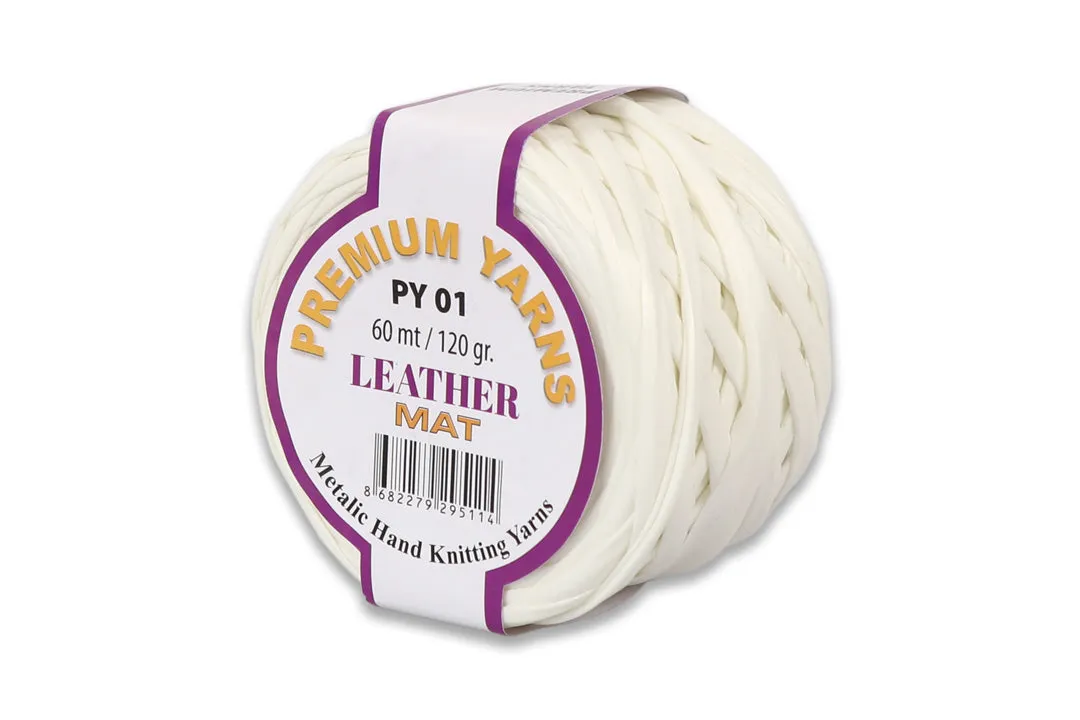 Premium Yarns Leather, 6 Colors, 4.23 oz / 65.6 yards