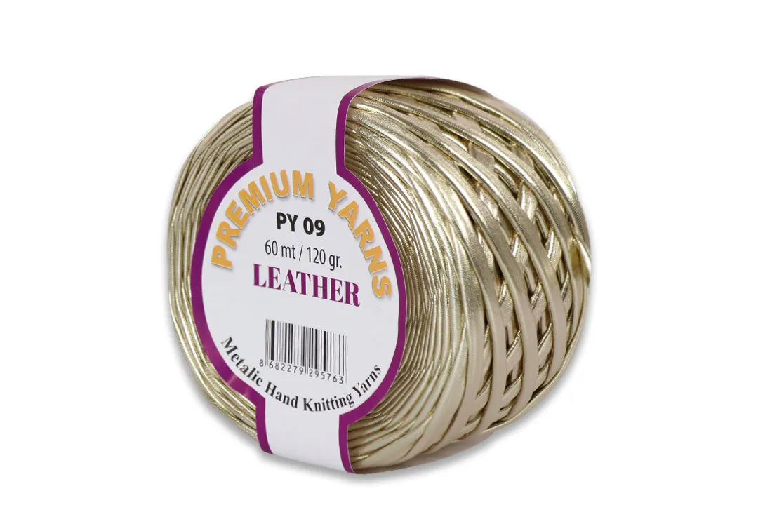 Premium Yarns Leather, 6 Colors, 4.23 oz / 65.6 yards