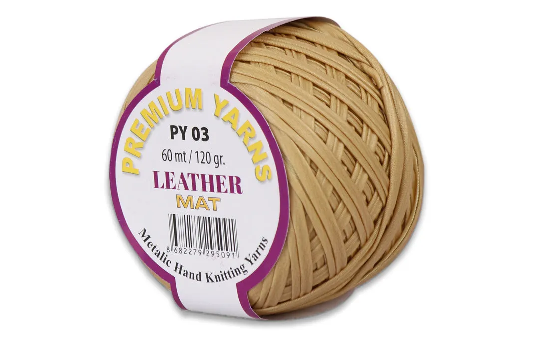 Premium Yarns Leather, 6 Colors, 4.23 oz / 65.6 yards
