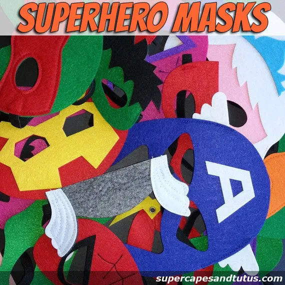 Sale! Party Pack 30 Superhero Masks - Ready to Ship