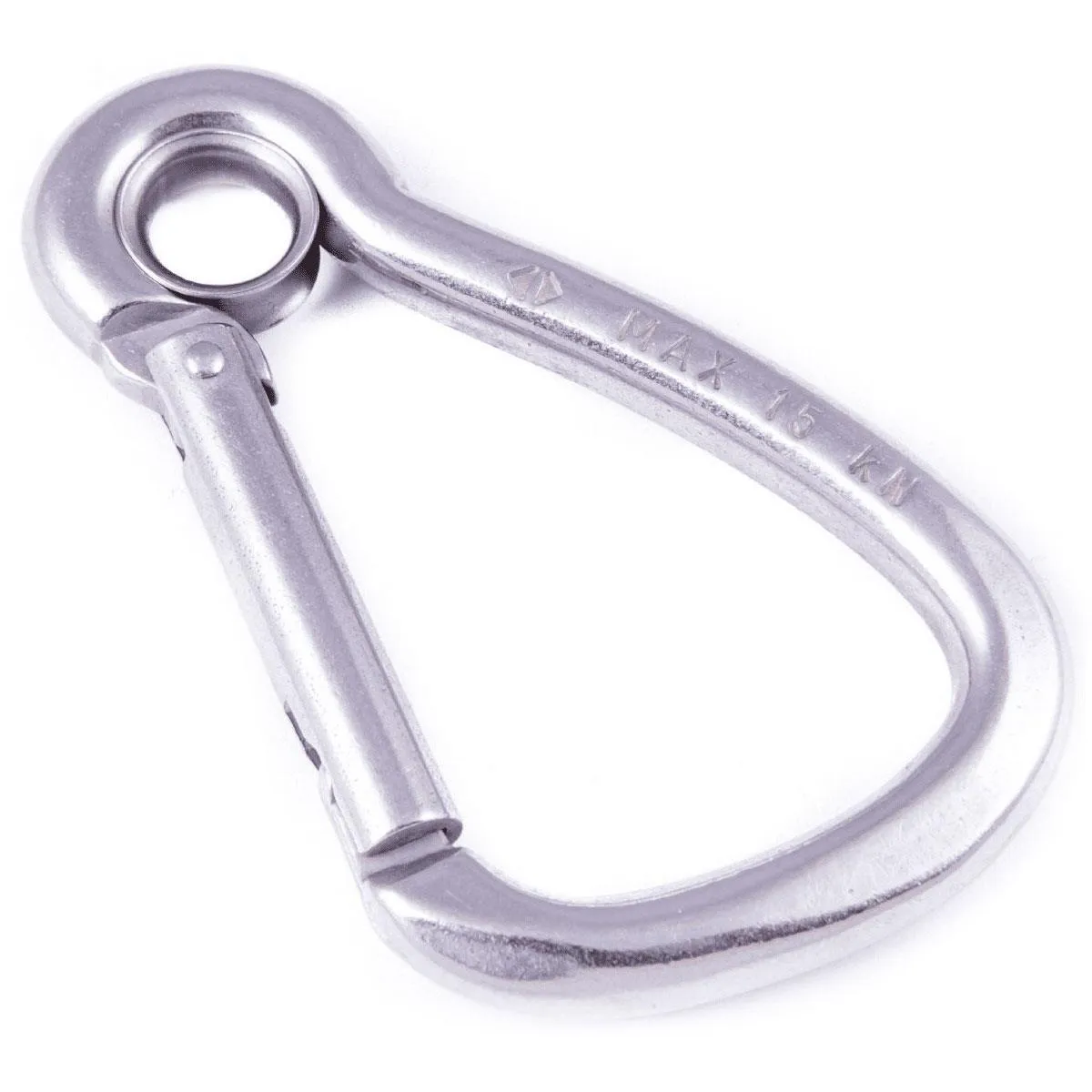 Seasure Asymmetric Carbine Hook with Eye 6mm - 08.92
