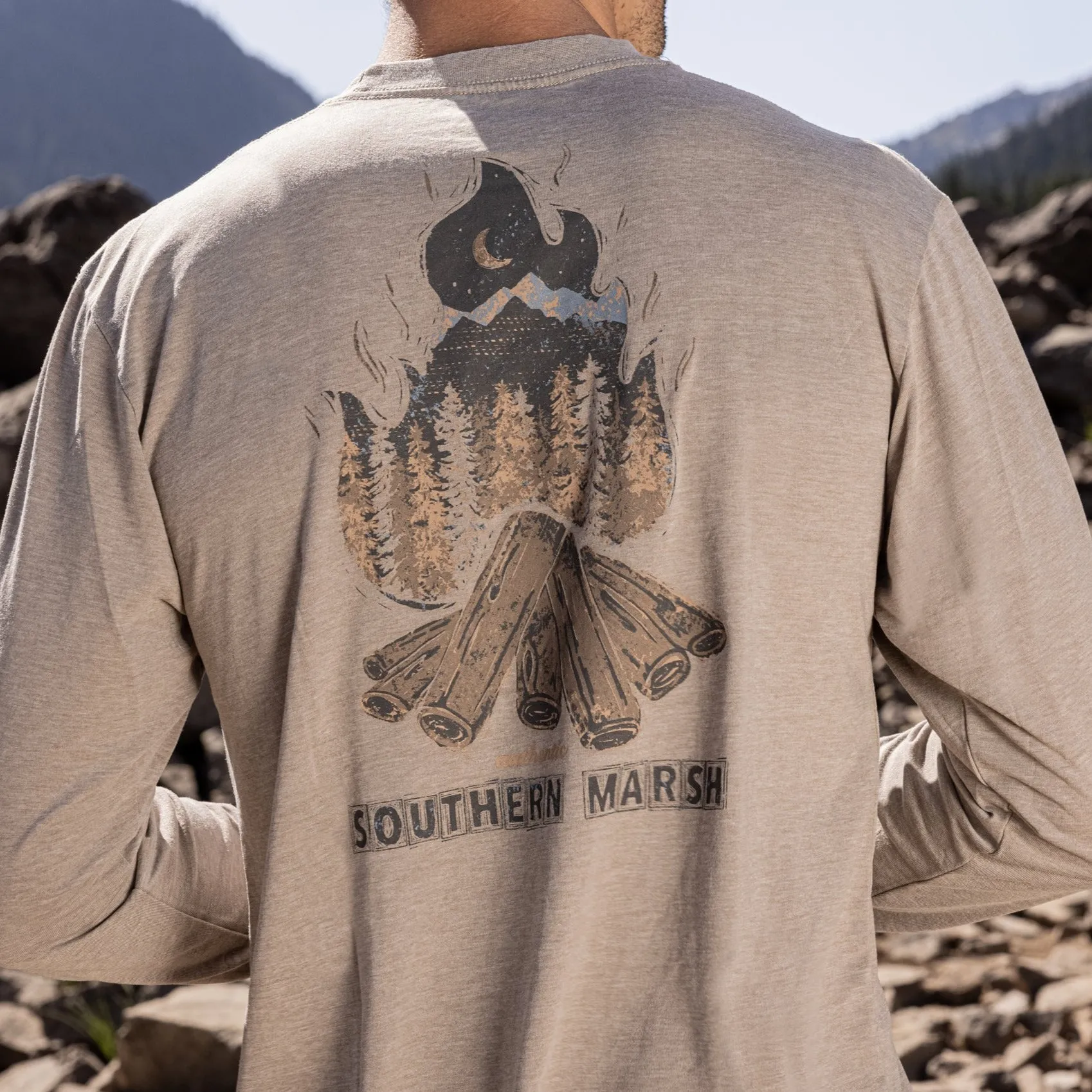 SEAWASH Tee -  Campfire - Long Sleeve