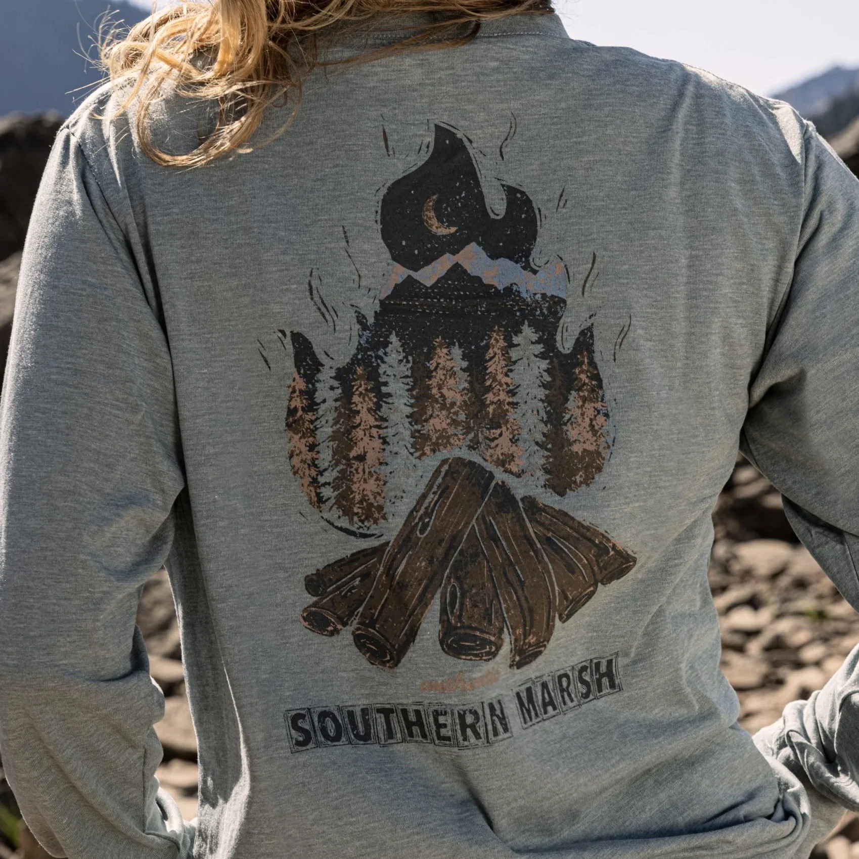 SEAWASH Tee -  Campfire - Long Sleeve