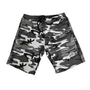 Snow Camo Warning Sweatshorts