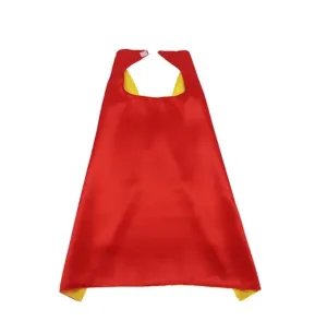 Superhero Cape Reversible Plain Red and Yellow