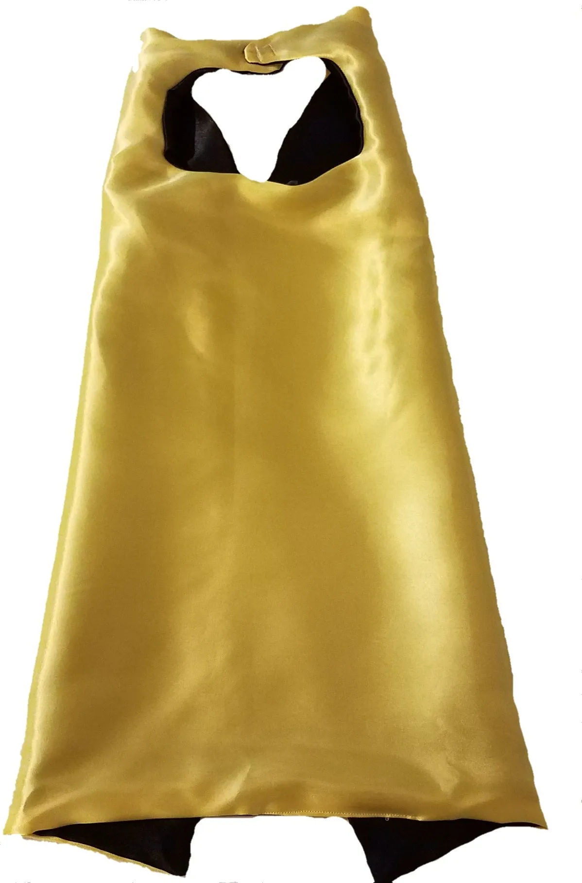 Superhero Cape Reversible Plain Yellow and Black